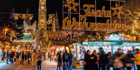 Christmas Markets in Germany at night