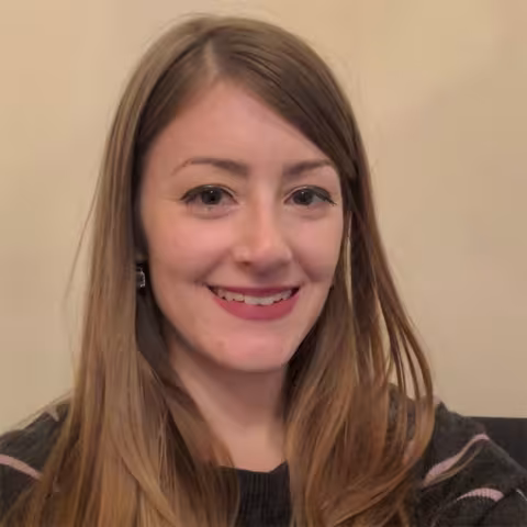 A portrait of Christina Cloutier.