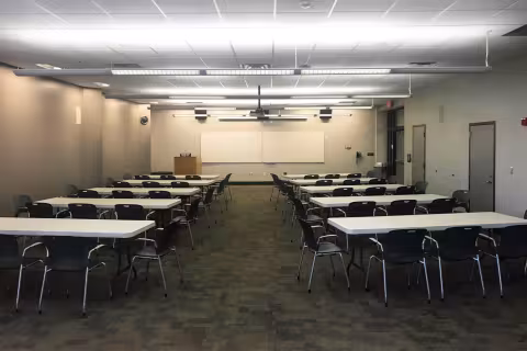 Empire Commons Conference Room Classroom style setup