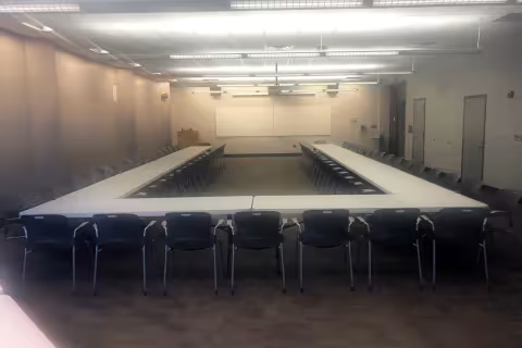 Empire Commons Conference Room U-shaped style setup
