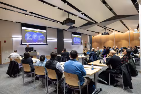 A full room at ETEC for the third annual WISER industry advisory board meeting.