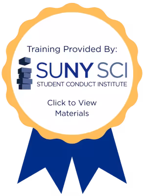 Click to view SUNY SCI Title IX Training Materials.