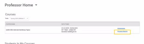 An EAB Navigate screenshot that shows the instructions described in the text immediately above the image.