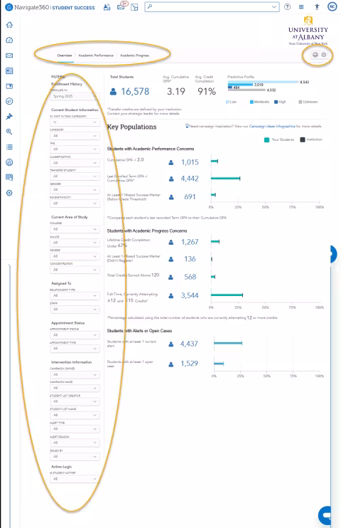An EAB Navigate screenshot that shows the instructions described in the text immediately above the image.