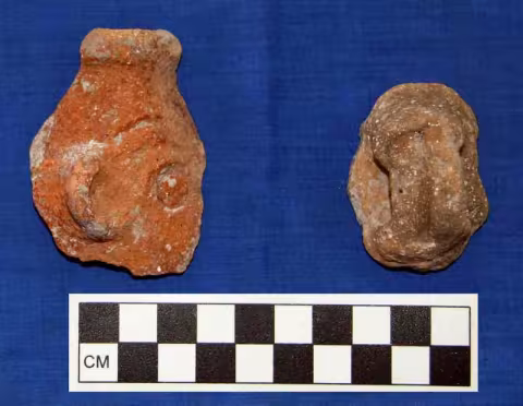 Middle Formative ceramics in lowest floor at Suboperation 13g Lot 51.