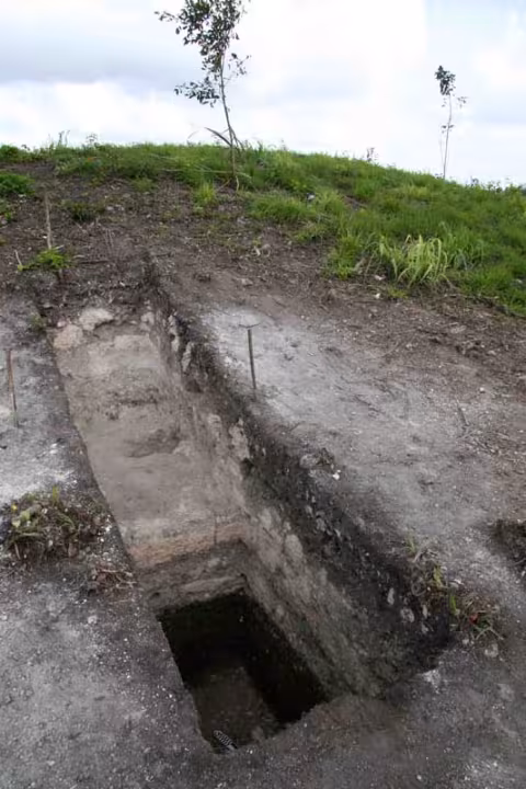 The excavation of Suboperation 19a.