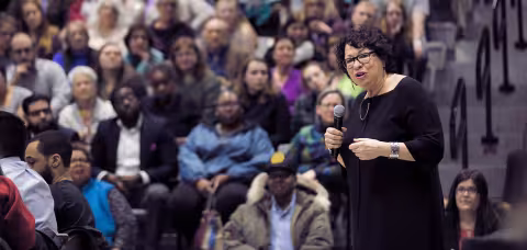 Sotomayor at speakers series
