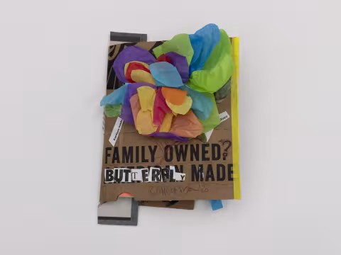 Handmade booklet with cardboard cover