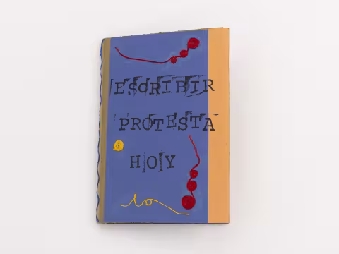 Handmade booklet with cardboard cover