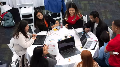 Students in a classroom