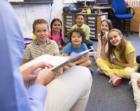 Story time in class