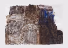 Brown and blue swirling lines