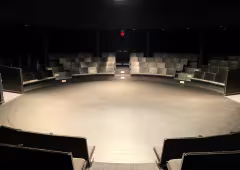 partial shot of a theatre in the round