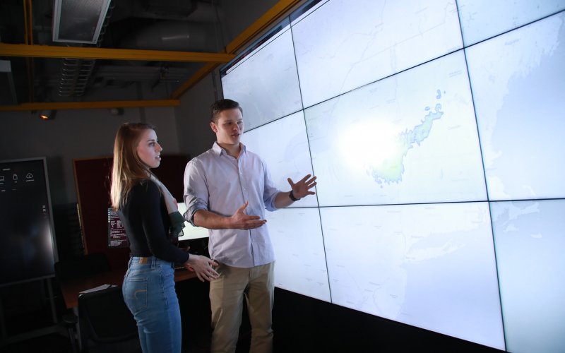 Students in the xCITE lab