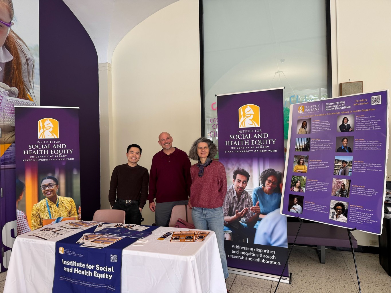 Institute for Social and Health Equity (ISHE) proudly participated in the 2026 UAlbany Showcase at University at Albany.