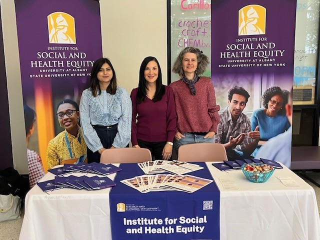  Institute for Social and Health Equity (ISHE) team at UAlbany 2026 showcase Day