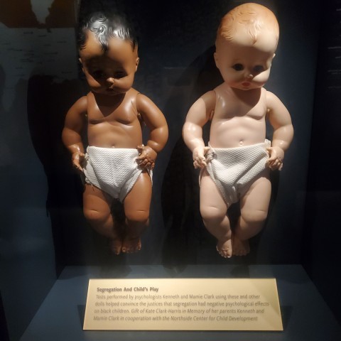 Famous doll study at the National Museum of African American History & Culture.