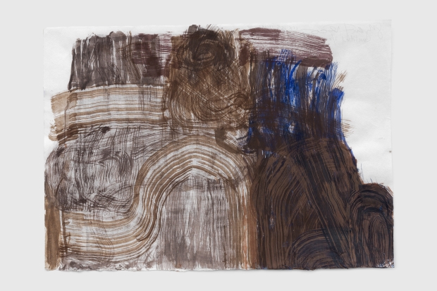 Abstract drawing on paper