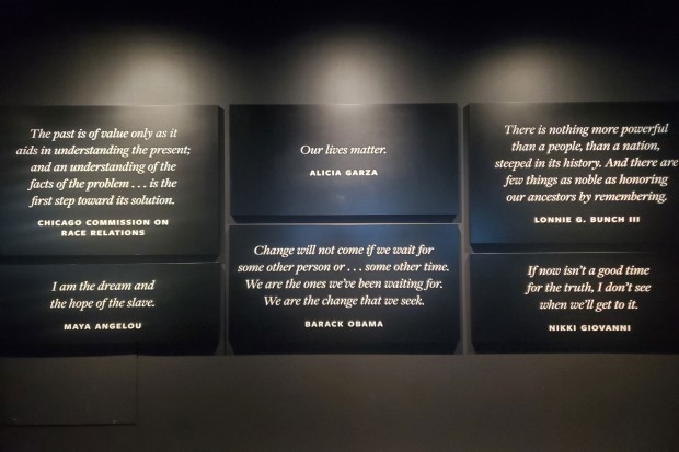 Quotes from the National Museum of African American History & Culture.