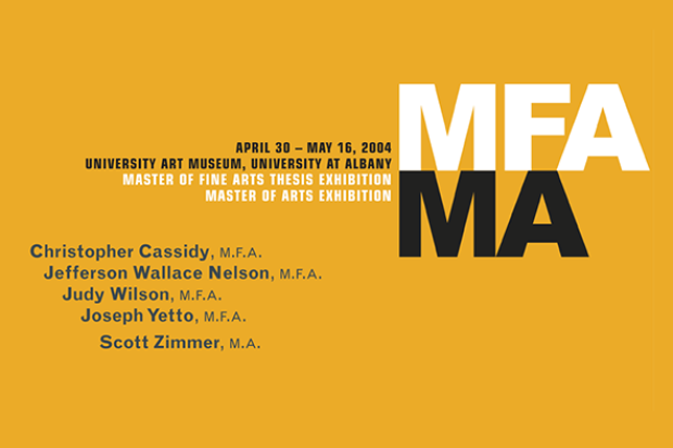 Master of Fine Arts Thesis Exhibition / Master of Arts Exhibition