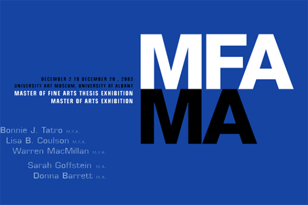 Master of Fine Arts Thesis Exhibition