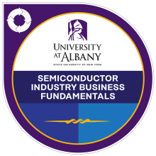 Digital badge for Semiconductor Industry Business Fundamentals.