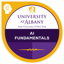 Digital badge for Artificial Intelligence (AI) Fundamentals