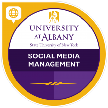 Digital badge for Social Media Management