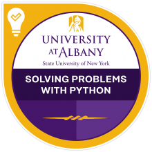 Digital badge for Solving Problems with Python