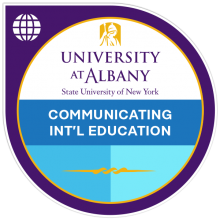 Communicating International Education Digital Badge
