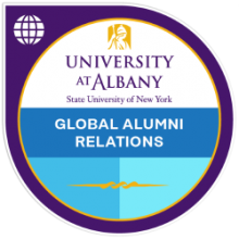 Digital badge for Global Alumni Relations