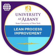 Digital badge for Lean Process Improvement and Institutional Operations