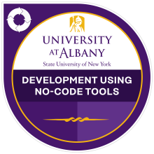 Badge Icon for Development Using No-Code Tools