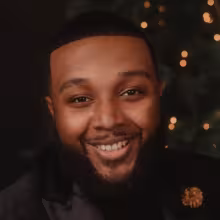 Smiling face of Kiante Bush. 
