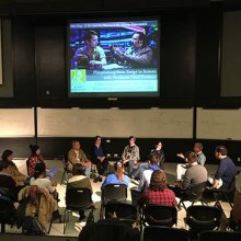 Filmmaking from script to screen event with Glen Trotiner during talk