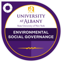 Digital badge for Understanding the Impact of Environmental Social Governance
