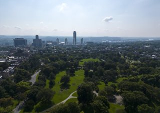 view of skyline from Downtown Campus