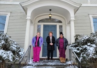 Hoosick Falls PFAS Team standing in front of building