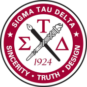 Sigma Tau Delta - Sincerity, Truth, Design 1924 - round logo