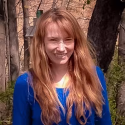 A portrait of April Davis.