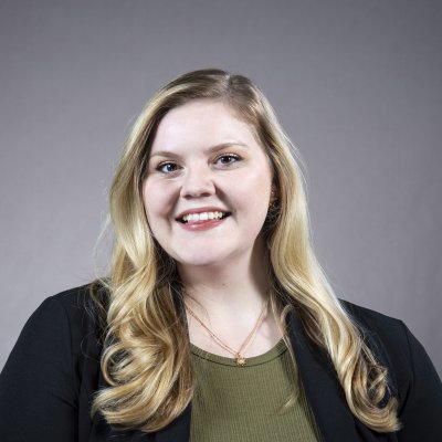 Portrait of Jacey Russell, Coordinator of Web, Marketing and Social Media