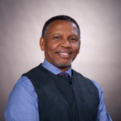 A portrait of Jackson P. Sekhobo.