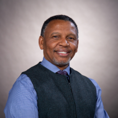 A portrait of Jackson P. Sekhobo.