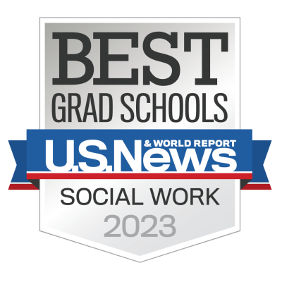 Best Grad Schools U.S. News & World Report Social Work 2023 badge