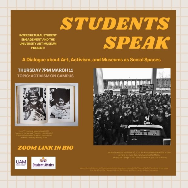 Students Speak - A Dialogue about Art, Activism and Museums as Social Space