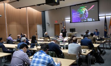 Industry leaders gather at ETEC for the opening remarks at WISER.