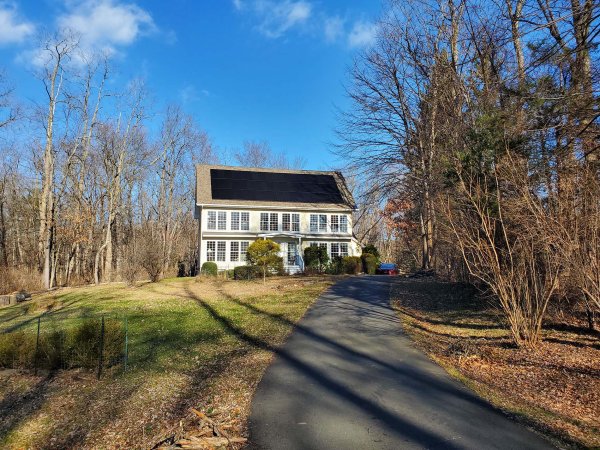 The Perez family solar house.