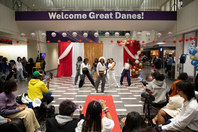 A group of students known as Klosure perform during the third annual Cultural Connections Festival.