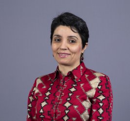 Dr. Lusine Ghazaryan smiles at the camera.