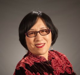 Dr. Lin smiles at the camera.